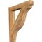 Ekena Millwork Funston Arts & Crafts Rough Sawn Outlooker, Western Red Cedar, 6"W x 34"D x 34"H OUT06X34X34FST03RWR - alternate 1